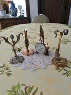 Set van 4 zakhorlogehouders in brons, messing, koper, Ophalen of Verzenden
