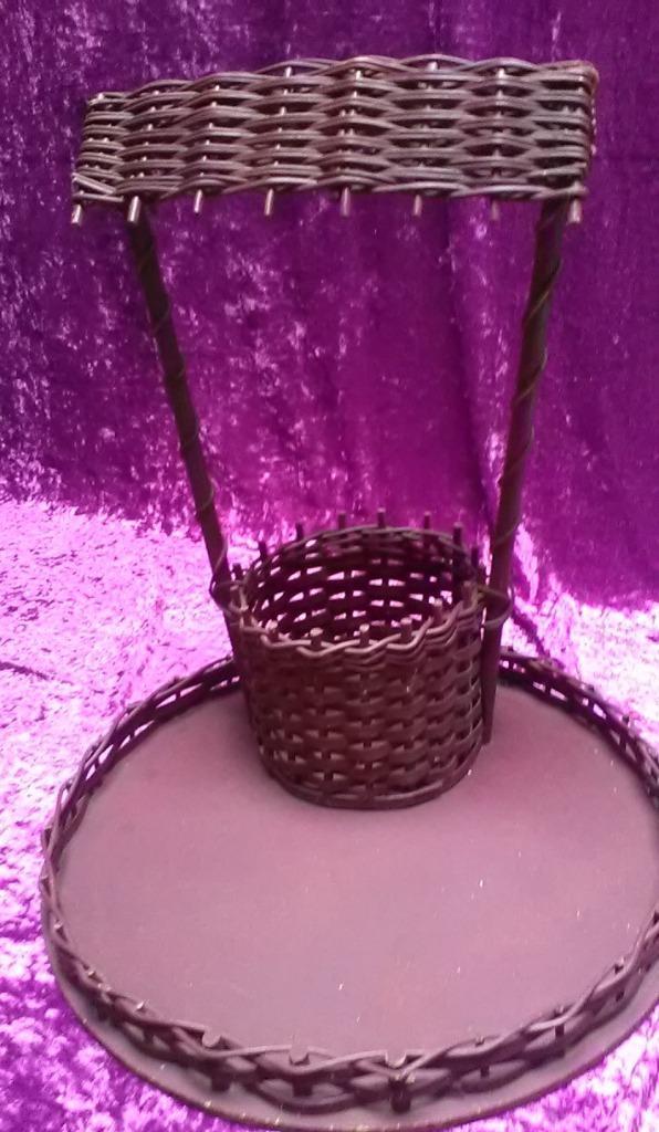 Presentatie mand waterput voor doopsuiker - bordeaux kleur, Kinderen en Baby's, Kraamcadeaus en Geboorteborden, Nieuw, Kraamcadeau