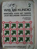 Wis en Kundig 2 Standaard 1972, Boeken, Gelezen, ASO, R. Verhulst  F. Van Roey, Wiskunde A