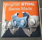 Prachtige originele gebogen metalen plaat Stihl Swiss mad, Verzamelen, Ophalen of Verzenden, Nieuw, Overige typen