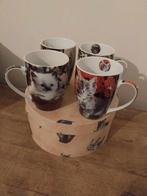 coffret 4 tasses chats, Ophalen of Verzenden, Zo goed als nieuw
