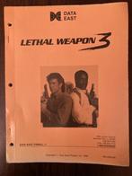 DATA EAST LETHAL WEAPON 3 MANUAL  + FLYER, Verzamelen, Ophalen of Verzenden, Data East, Zo goed als nieuw, Dot-matrix