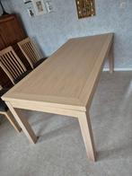 Eiken tafel (uitschuifbaar)met 6 stoelen, Huis en Inrichting, Ophalen