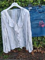 Mini jeans rok en luchtige bloes maat L, Kleding | Dames, Ophalen of Verzenden, Gedragen, Maat 42/44 (L)