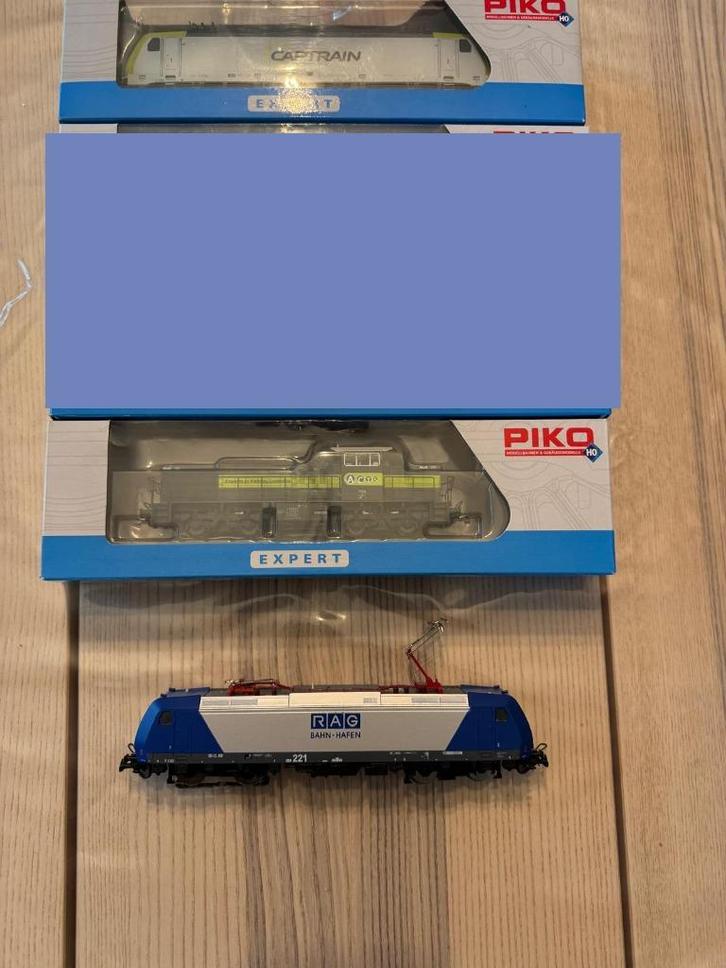 Lot 3x Piko digitale locomotieven H0, Hobby en Vrije tijd, Modeltreinen | H0, Zo goed als nieuw, Locomotief, Wisselstroom, Piko
