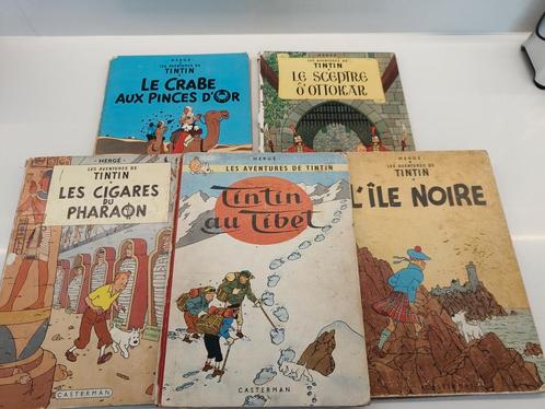 oude strips van kuifje ( TINTIN ), Boeken, Strips | Comics, Gelezen, Meerdere comics, Europa, Ophalen of Verzenden