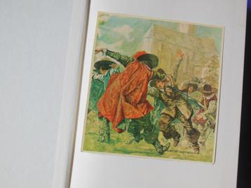 De drie Musketiers - gebonden boek met prent - A. Dumas beschikbaar voor biedingen