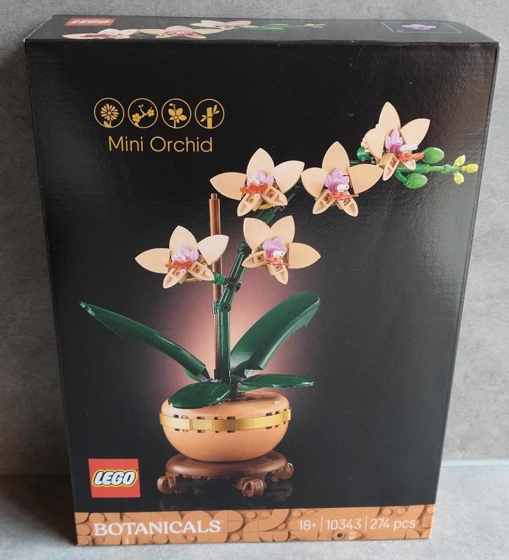 lego botanicals 10343 mini orchidee, Kinderen en Baby's, Speelgoed | Duplo en Lego, Nieuw, Lego, Complete set, Ophalen of Verzenden