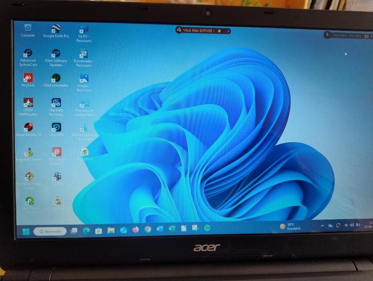 acer E1-522 15,6" AMD A4-5000 @1 ,50 GHz Win 11p-laptop, Computers en Software, Windows Laptops, Refurbished, 15 inch, SSD, Minder dan 2 Ghz