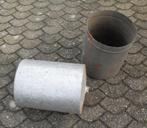2 verzinkte ketels, Tuin en Terras, Bloembakken en Plantenbakken, Ophalen, Gebruikt