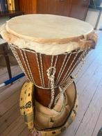 Originele Djembe met zak, Muziek en Instrumenten, Ophalen, Zo goed als nieuw
