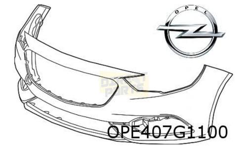 Opel Insignia B (6/17-) voorbumper (bij PDC en/of UD5) (te s, Auto-onderdelen, Carrosserie, Bumper, Opel, Voor, Nieuw, Ophalen of Verzenden