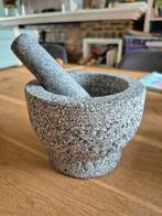Mortier met stamper, Ophalen