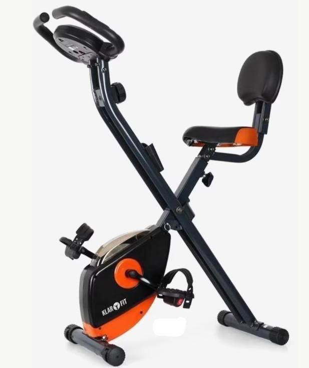 Klarfit Azura Air hometrainer magneetweerstand vouwbaar, Sport en Fitness, Fitnessapparatuur, Zo goed als nieuw, Hometrainer, Benen