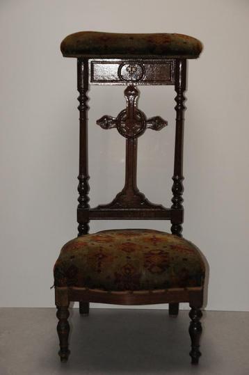 Ancienne chaise d'église en velours, Antiquités & Art, Enlèvement