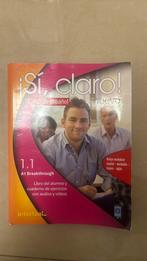 Si claro 1.1- schoolwerkboek, Boeken, Schoolboeken, Ophalen of Verzenden, Zo goed als nieuw
