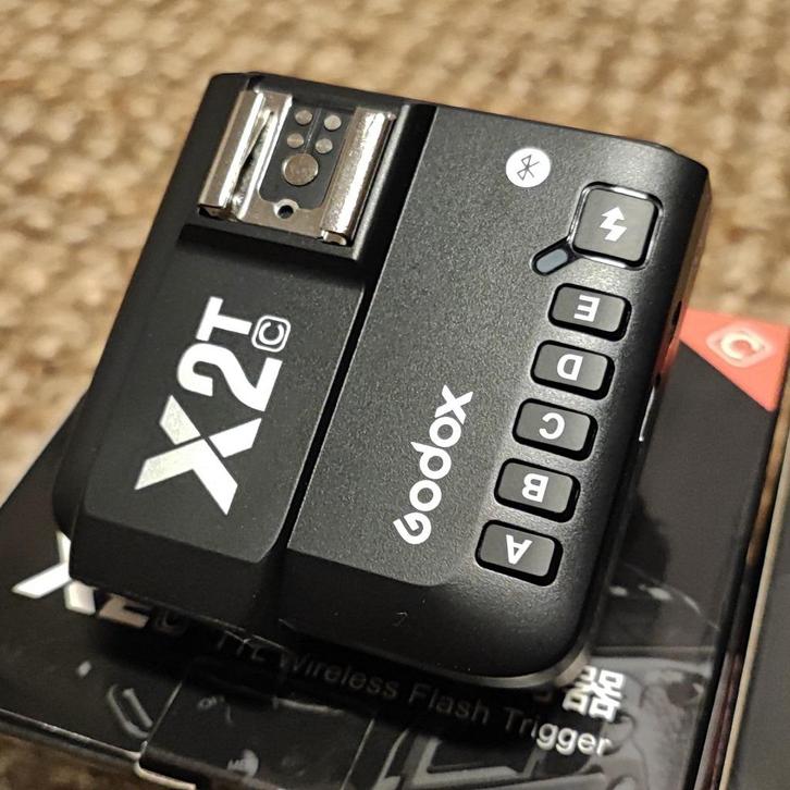 Flitstriggers.  Godox X2Tc en X1Rc (Canon), Audio, Tv en Foto, Fotografie | Fotostudio en Toebehoren, Zo goed als nieuw, Lamp of Flitsset