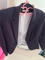 Veste blazer neuve bleu marine pois blancs 40, Ophalen of Verzenden, Nieuw, Blauw