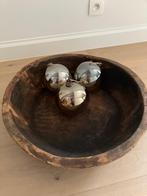 Grote houten schaal NIEUW, Huis en Inrichting, Woonaccessoires | Schalen en Manden, Ophalen, Nieuw, Schaal