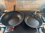 Set tefalpannen, Huis en Inrichting, Keuken | Potten en Pannen, Ophalen of Verzenden, Zo goed als nieuw, Wok