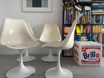 Tulip Chairs 4 stuks, Huis en Inrichting, Stoelen, Ophalen, Overige materialen, Gebruikt, Wit