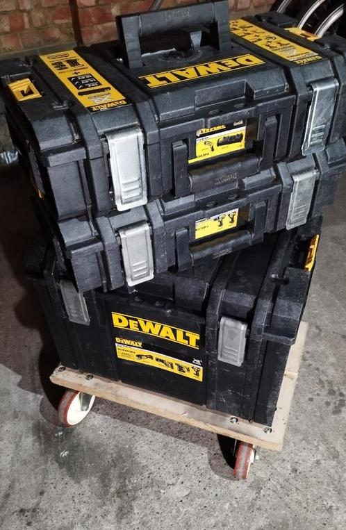 DeWalt koffers -ToughSysteem1 -en koffer DUO-fast, Doe-het-zelf en Bouw, Gereedschapskisten, Ophalen of Verzenden