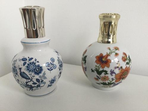 Twee Berger-lampen, waaronder 1 Tharaud (Limoges), Antiek en Kunst, Antiek | Glaswerk en Kristal, Ophalen