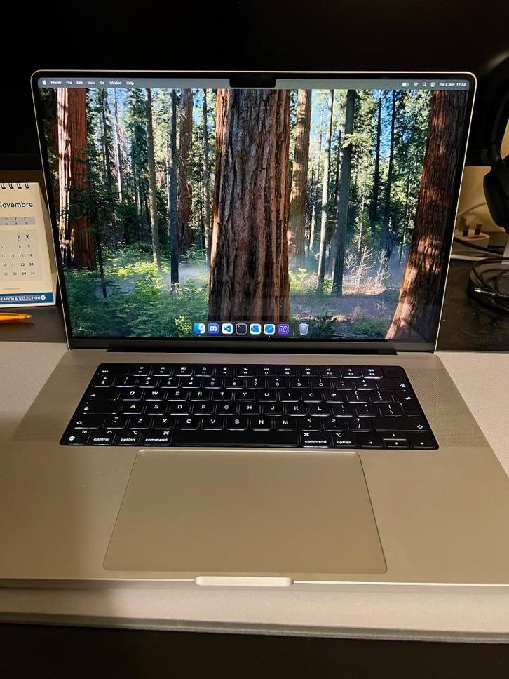MacBook Pro 16 inch 2021 | 16GB RAM | 512GB SSD | M1 Pro, Computers en Software, Apple Macbooks, Zo goed als nieuw, MacBook, 16 inch