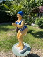 (Tuin)Beeld duikende dame, eye catcher zwembad, vijver 115cm, Tuin en Terras, Ophalen, Nieuw, Kunststof, Mensenbeeld