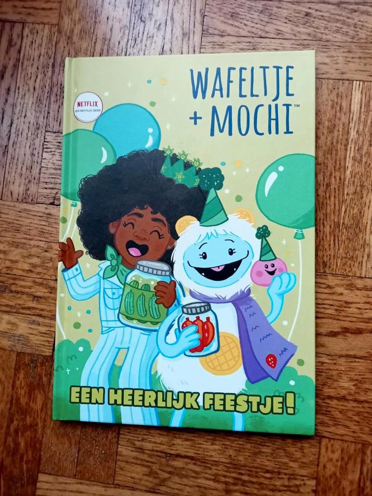 Wafeltje + Mochi: Een heerlijk feest, Boeken, Kinderboeken | Kleuters, Gelezen, Ophalen of Verzenden