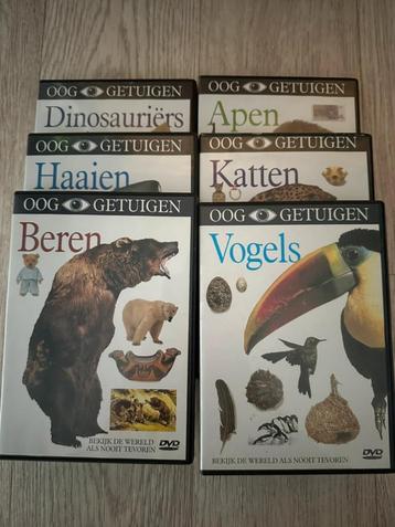 DVD-collectie "Ooggetuigen", À partir de 6 ans, Enlèvement ou Envoi, Comme neuf, Nature