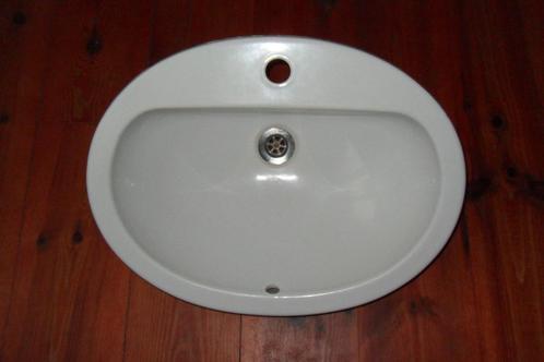 VASQUE de lavabo JACOB DELAFON 56 x 43cm, Huis en Inrichting, Badkamer | Badkamermeubels, Gebruikt, Wasbak of Wastafel, Minder dan 100 cm
