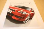 Mitsubishi Lancer brochure 2010, Ophalen of Verzenden, Nieuw, Folder