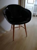 zwarte design stoel, Huis en Inrichting, Kunststof, Zo goed als nieuw, Ophalen