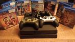 Playstation 4 met 7 games en 3 controllers, Games en Spelcomputers, Ophalen, Zo goed als nieuw
