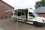 VW Crafter 35 L4H3 met Hobby De Luxe caravan inbouw, Caravans en Kamperen, Volkswagen, 7 tot 8 meter, Diesel, Particulier