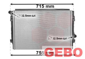 Audi a3 8V 2012 t/m 2016 1.8 TFSi / 2.0i  radiateur 5WA 121  beschikbaar voor biedingen