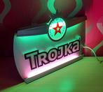 Trojka Vodka verlicht bord, Ophalen of Verzenden, Gebruikt, Lichtbak of (neon) lamp
