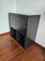 Kallax 2x2 opbergkast met deuren, Huis en Inrichting, Ophalen, Gebruikt