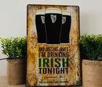 Metalen reclamebord Guinness, Verzamelen, Biermerken, Ophalen of Verzenden