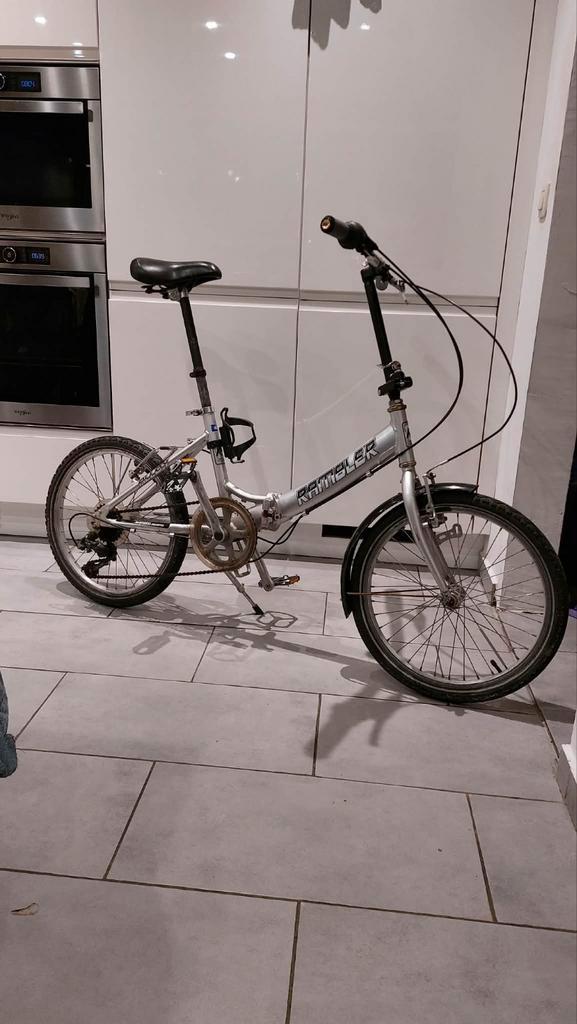 Vouwfiets plooitfiets fiets herenfiets, Fietsen en Brommers, Fietsen | Vouwfietsen, Zo goed als nieuw, Versnellingen, Ophalen