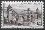 Frankrijk 1955 - Yvert 1039 - Pont Valentre in Cahors (ST), Postzegels en Munten, Postzegels | Europa | Frankrijk, Verzenden, Gestempeld