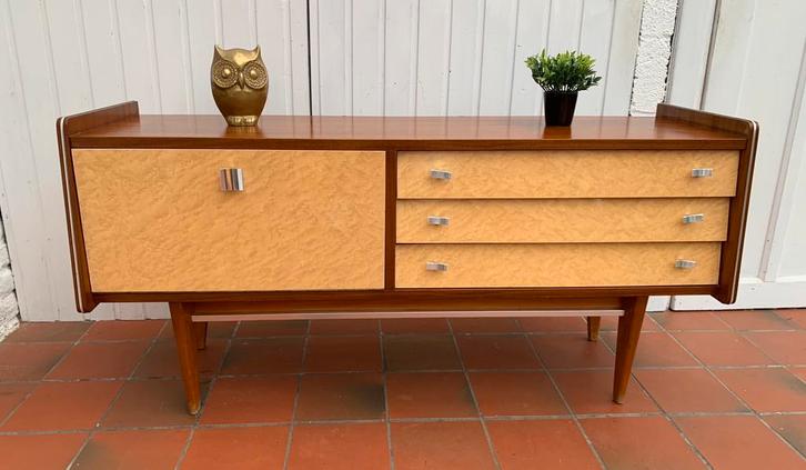 Petite enfilade/meuble bas vintage, Maison & Meubles, Armoires | Autre, Utilisé, Enlèvement