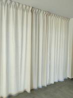 Gordijnen beige naturel, Ophalen, 100 tot 150 cm, 200 cm of meer, Beige