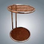 Table d'appoint Vintage Space Age Chrome Verre Fumé 1960's, Maison & Meubles, Tables | Tables d'appoint, Verre