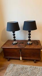 2 tafellampen, Enlèvement, Comme neuf, Tissus, 50 à 75 cm