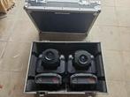 2 led moving heads met flightcase, Muziek en Instrumenten, Licht en Laser, Ophalen, Zo goed als nieuw, Overige typen, Kleur