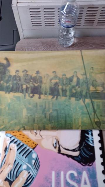 Elvis 3d foto in een houten plaat, afmetingen 24 op 34 cm.  beschikbaar voor biedingen
