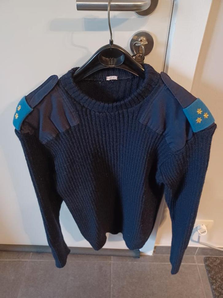 COMMANDO TRUI NAVY BLUE 100% WOL MAAT XXL, Kleding | Heren, Truien en Vesten, Zo goed als nieuw, Overige maten, Blauw, Verzenden