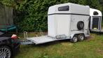 2 paardstrailer met koetsplateau Hotra, Dieren en Toebehoren, Ophalen, Gebruikt, 2-paards trailer